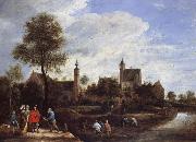 David Teniers A View of her Sterckshof Near Antwerp china oil painting reproduction